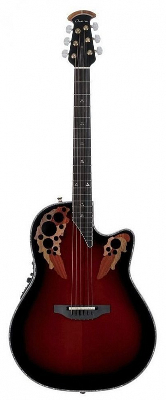 Электроакустическая гитара OVATION C1778LX-BCB Custom Elite LX USA Black Cherry Burst в магазине Music-Hummer