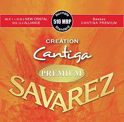 Струны для классической гитары SAVAREZ CREATION CANTIGA PREMIUM 510 MRP (29-33-33-30-34-43)