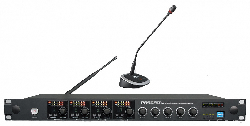 Pasgao WAM400/ PDE40W  Конференционная система  в магазине Music-Hummer