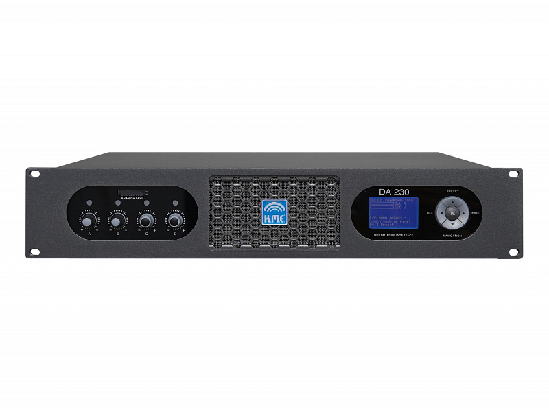 Двухканальный цифровой усилитель мощности KME DA 230 в магазине Music-Hummer