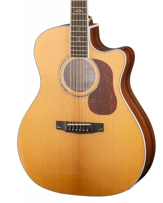 Gold-A8-WCASE-NAT Электро-акустическая гитара, с вырезом, цвет натуральный, с чехлом, Cort в магазине Music-Hummer