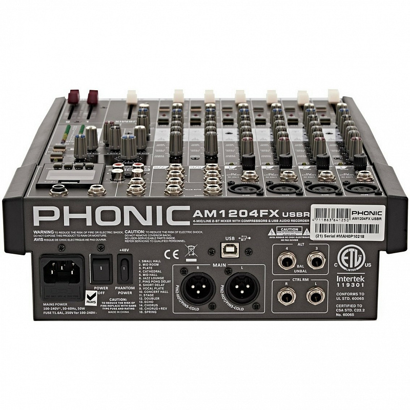 Phonic AM1204FX RW в магазине Music-Hummer