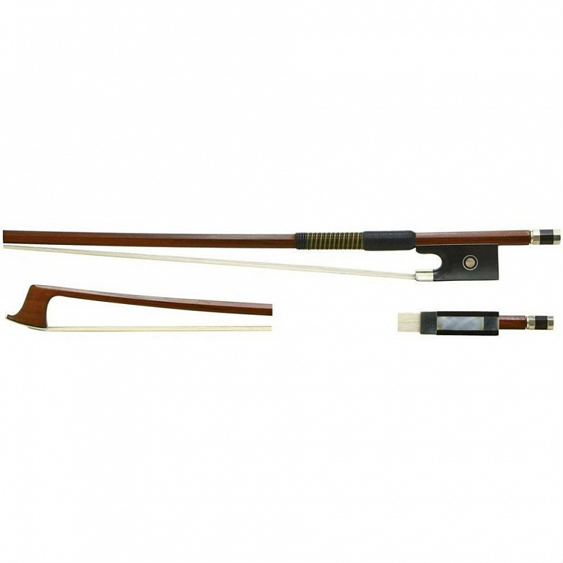 Смычок для скрипки GEWA Violin Bow Brasil Wood Jeki 1/4, восьмигранная трость в магазине Music-Hummer