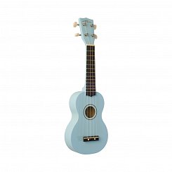 WIKI UK10S BBL -  гитара укулеле сопрано, клен, цвет нежно-голубой, чехол в компл.