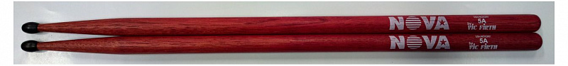 Vic Firth N5ANR  палки, орех, нейлоновый наконечник, красные в магазине Music-Hummer