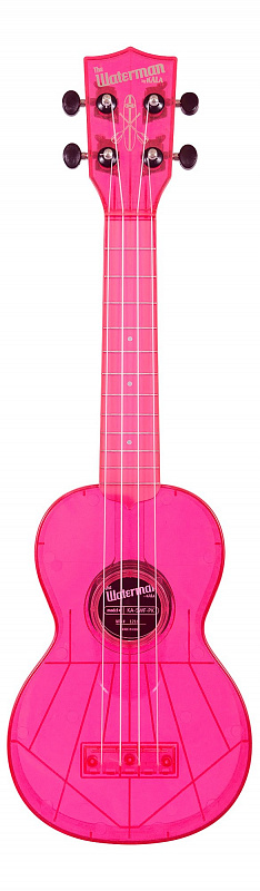 WATERMAN by KALA KA-SWF-PK Waterman Fluorescent Pink, Soprano Ukulele в магазине Music-Hummer