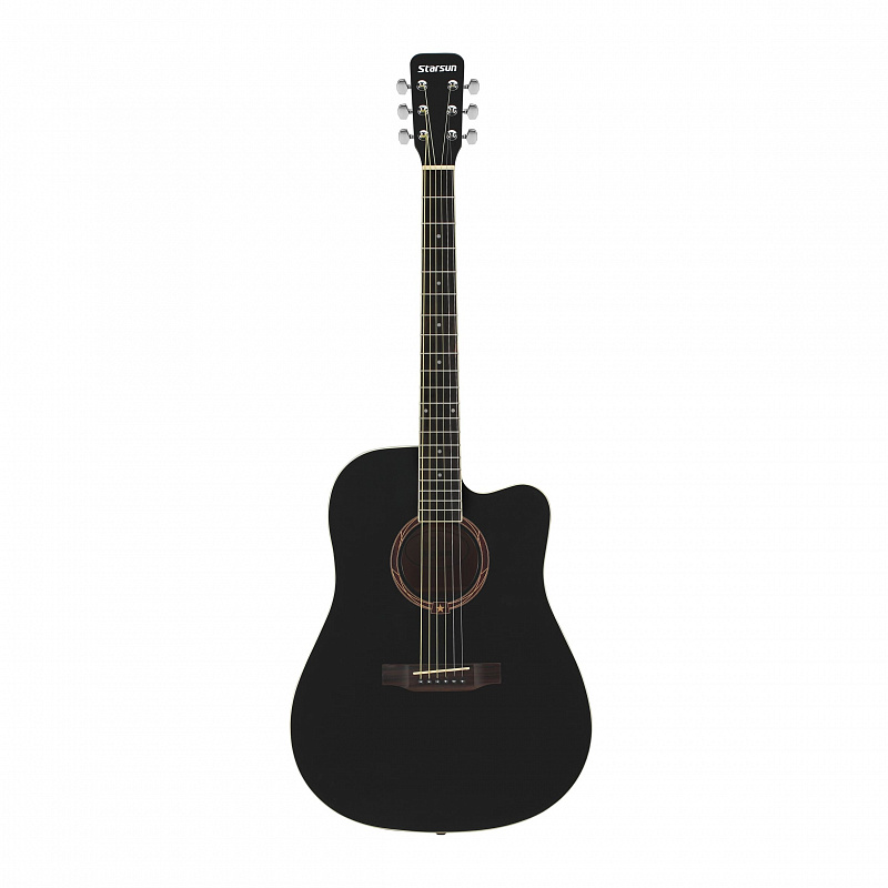 Акустическая гитара STARSUN DG120c-p Black в магазине Music-Hummer