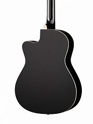 Акустическая гитара Foix FFG-3039-BK, с вырезом, черная